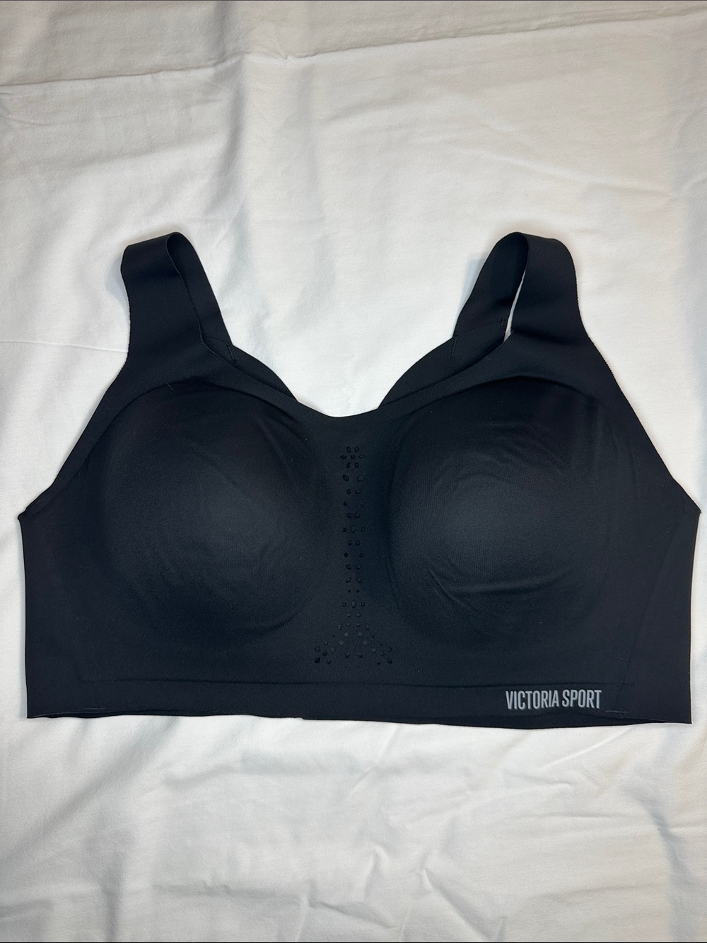 Victoria Sport Black High-Impact Molded-Cup Sports Bra - 38D